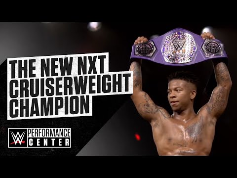 Lio Rush is the NXT Cruiserweight Champion!