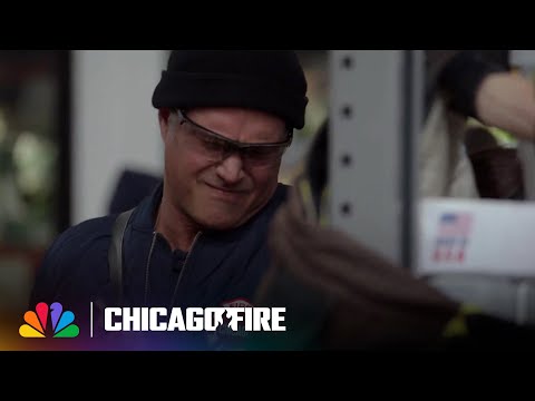 Severide and 51 Rescue a Woman Pinned by a Forklift | Chicago Fire | NBC