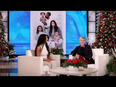 Kim Kardashian West Photoshopped North into the Family Holiday Card