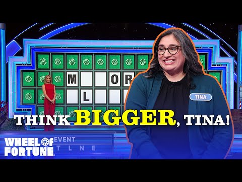 Tina's Bonus Round | Wheel of Fortune