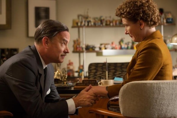 Tom Hanks and Emma Thompson in Saving Mr. Banks.