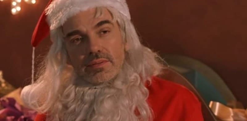 Billy Bob Thornton as Santa in the film Bad Santa