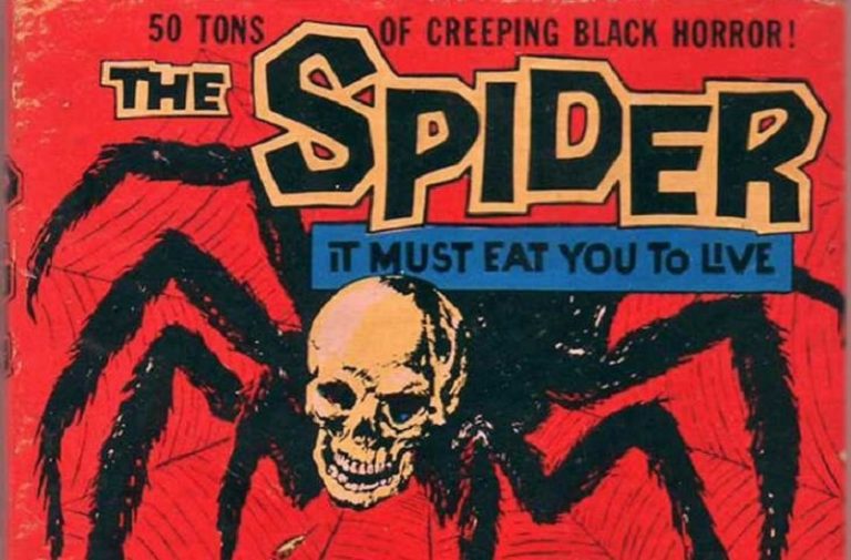 Movie poster adviertising The 50-ton Spider