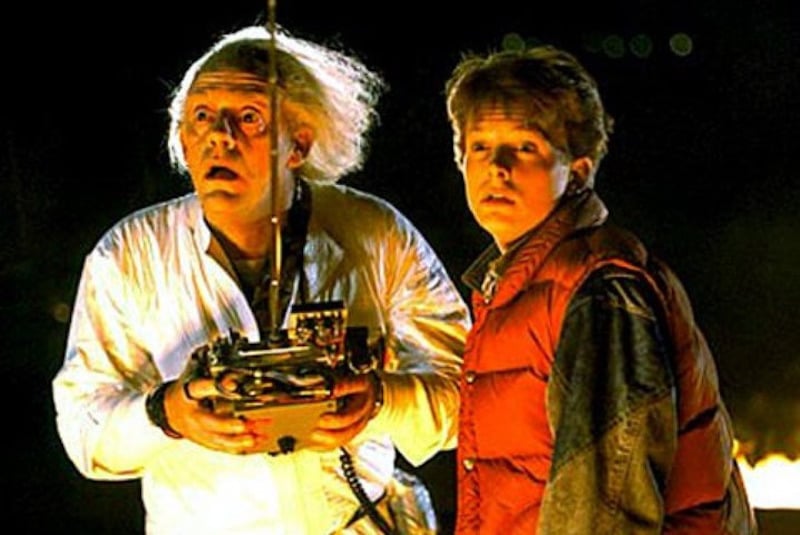 Doc and Marty in the Back to the Future series
