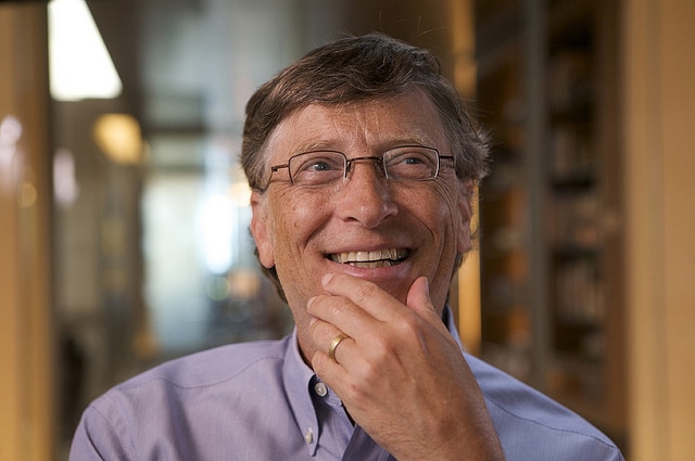 Bill Gates, the richest American and also the richest person in the world