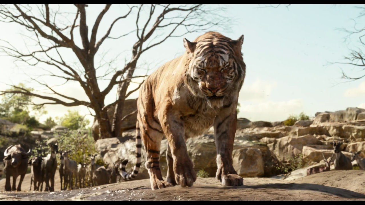 Shere Khan, voiced by Idris Elba, in the new clip from Disney's The Jungle Book
