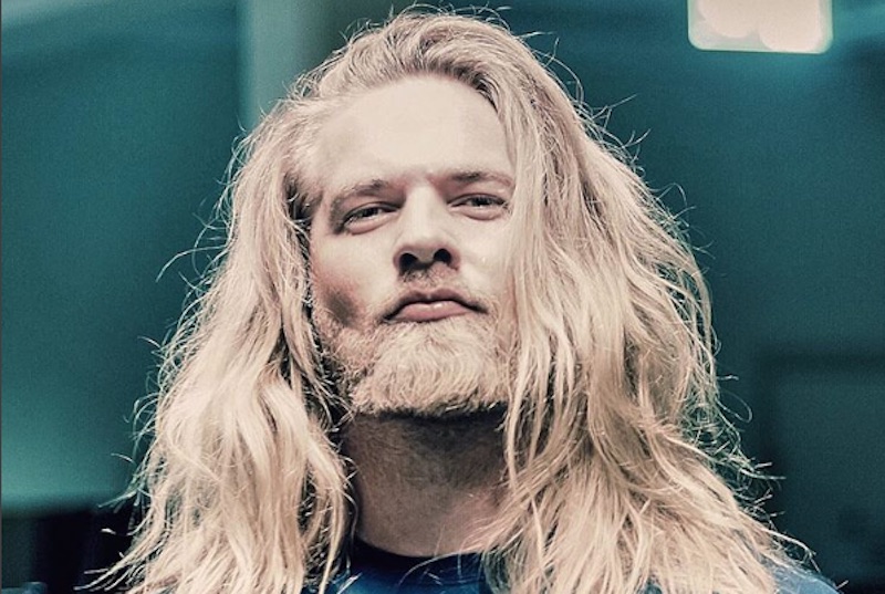 One of Lasse's brooding pics which has helped him become an overnight sensation on Instagram