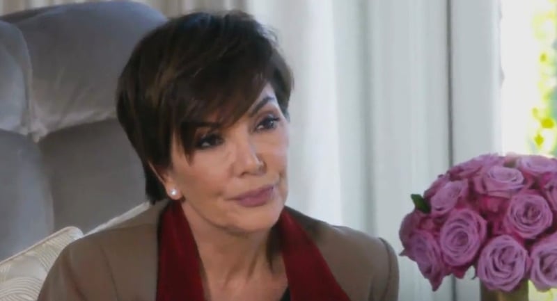 Kris Jenner during her heated head-to-head with daughter Khloe