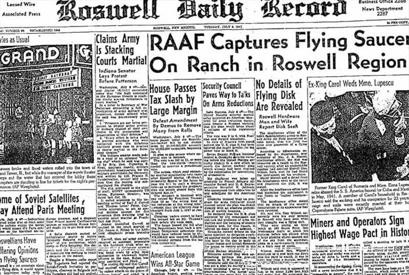 The Roswell UFO incident