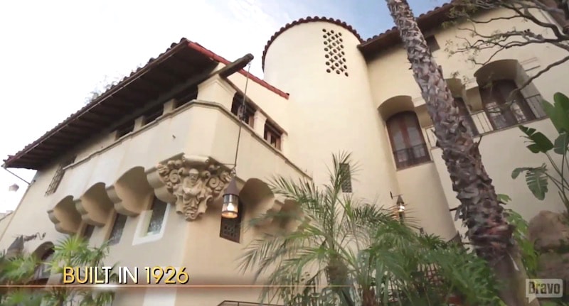 The Spanish-style mansion, in which Andrew Getty was found dead, on Million Dollar Listing Los Angeles