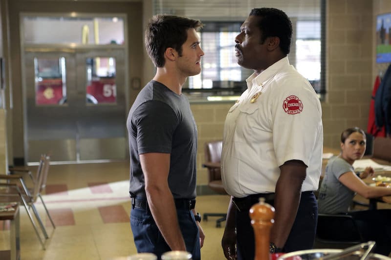 Jimmy Borrelli and Chief Boden on Season 5 premiere of Chicago Fire