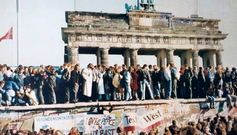 Generation X saw the fall of the Berlin Wall (pictured)