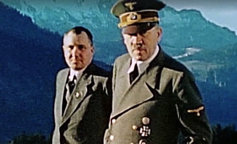 Martin Bormann and Adolf Hitler