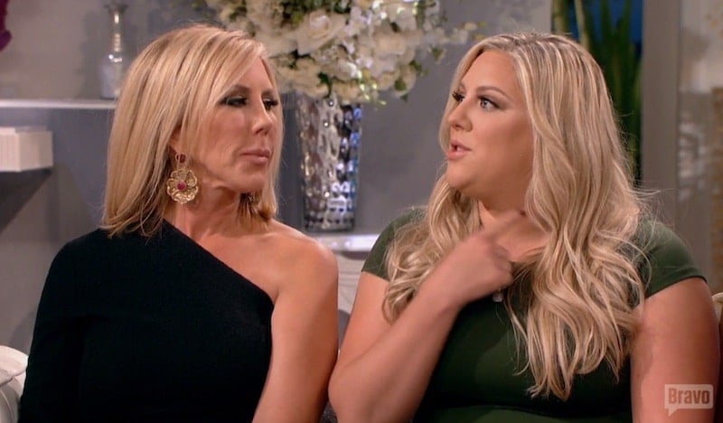 Vicki Gunvalson and daughter Briana on The Real Housewives of Orange County reunion