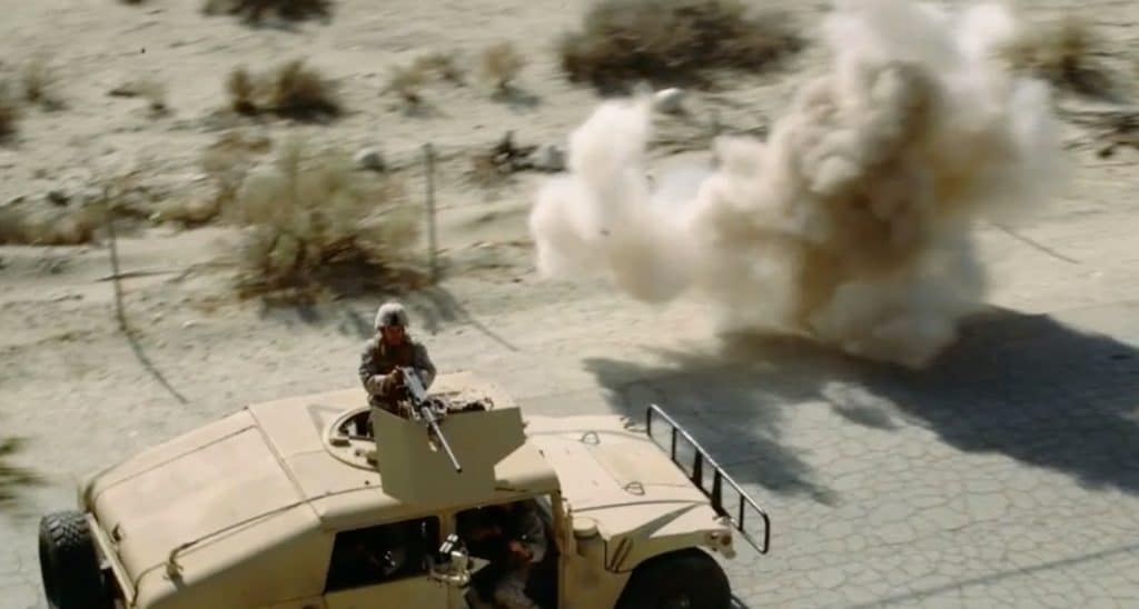 The Warfighters - troops encounter a roadside bomb