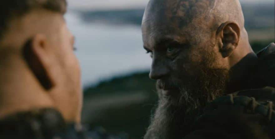 Ivar and Ragnar talk on Vikings