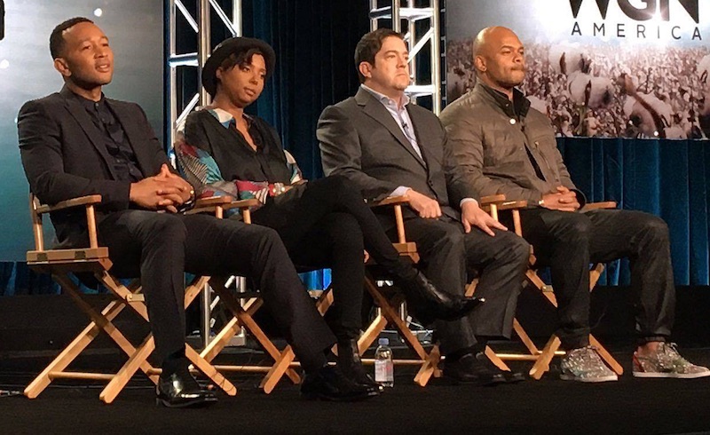 John Legend, Misha Green, Joe Pokaski, and Anthony Hemingway at the TCA winter press tour