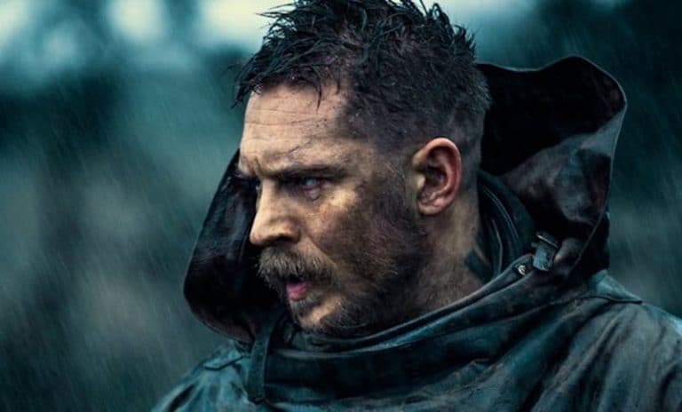 Tom Hardy as James Delaney in Taboo, which centers around the real-life Nootka Sound