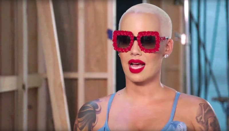 Amber Rose speaking to the contestants about SlutWalk on America's Next Top Model
