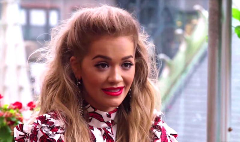 Rita Ora talks to the remaining contestants about paparazzi on America's Next Top Model