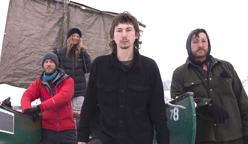 Parker Schnabel and the team he put together for his epic journey on the Klondike trail