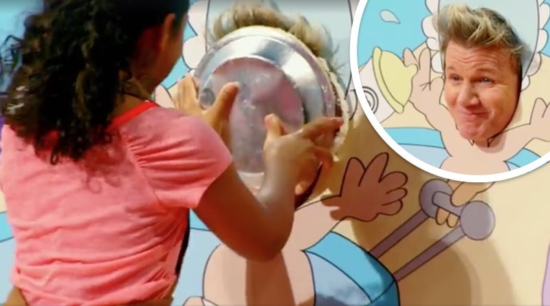 The moment Gordon Ramsay gets a pie in the face on MasterChef Junior