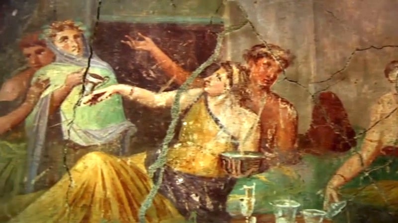 Baiae was a city where Romans could play out their hedonistic fantasies. Pic: PBS