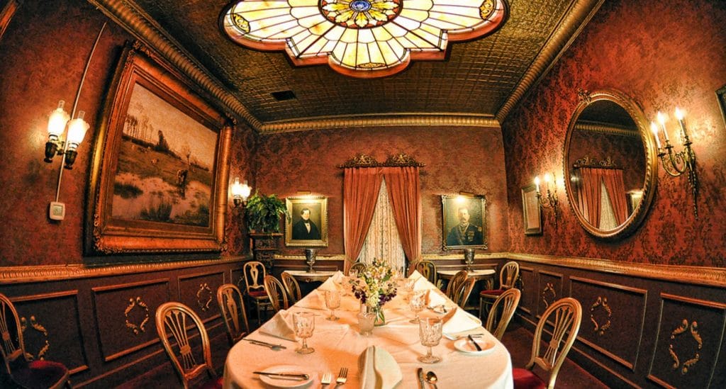 Double Eagle Restaurant room as featured on Ghost Adventures