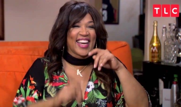Kym Whitley laughs during her reading with Theresa Caputo on Long Island Medium