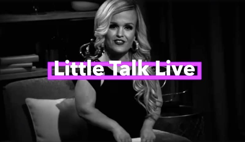 Little Women: LA's Terra Jole in a still from a promotional video for Little Talk Live