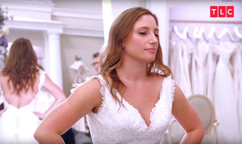 Bride Karen tries on a dress she loves on Say Yes to the Dress