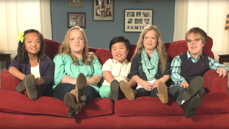 The five kids in the family on TLC's 7 Little Johnstons