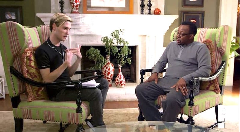 Tyler Henry does a reading for Bobby Brown