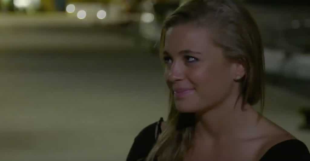 Malia reacts as Hannah tells her to strip now on Below Deck