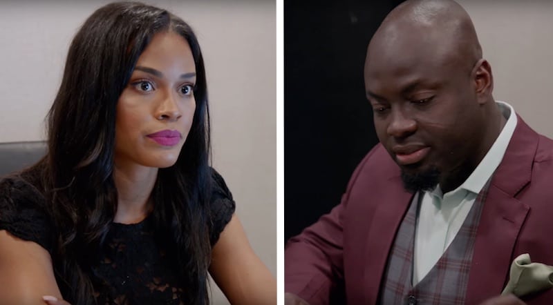 Veronika and Michael Obeng in the second episode of Second Wives Club on E!