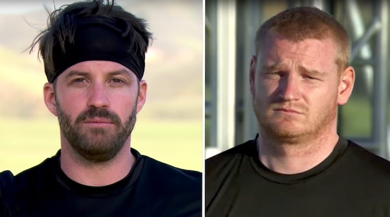 Headshots of Bananas and Wes on The Challenge: Champs vs. Pros