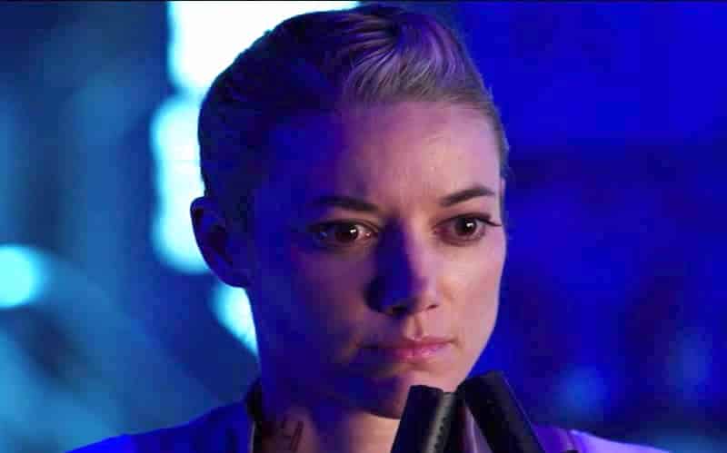 Close-up of The Android on Dark Matter