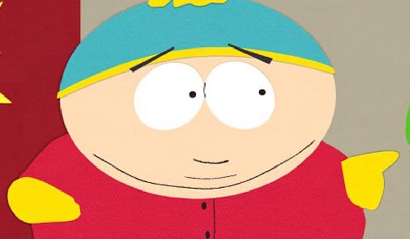 A close-up of Eric Cartman in South Park