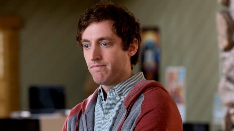 Thomas Middleditch in character as Richard Hendricks in Silicon Valley