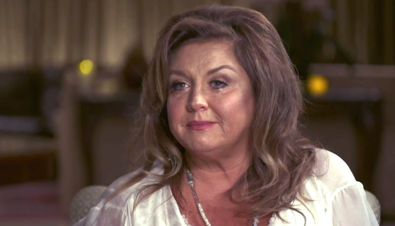 Dance Moms star Abby Lee Miller in tears during an interview on Dance Moms: Abby Tells All