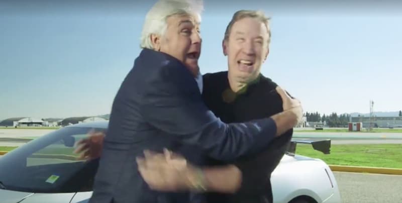 Jay Leno and Tim Allen on Jay Leno's Garage