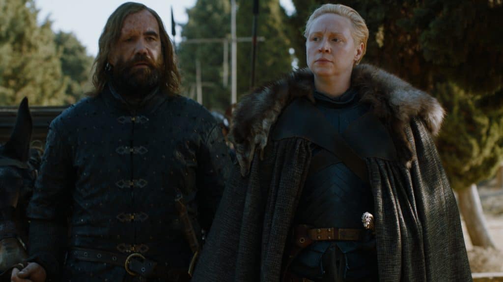 The Hound and Brienne of Tarth