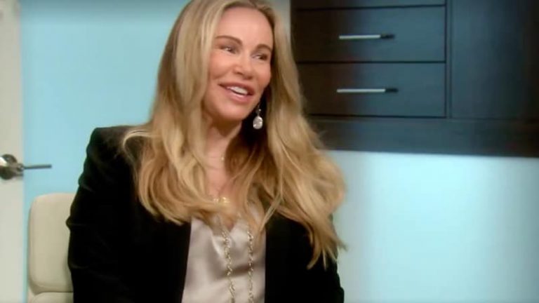Tawny Kitaen talking to the doctors on Botched