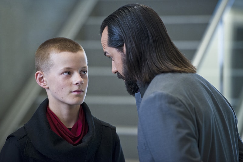 Cory Guter-Andrew and Casper Crump in Legends of Tomorrow
