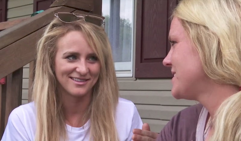 Leah Messer talks to her sister Victoria on Teen Mom 2