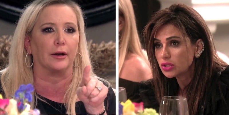 Shannon and Peggy arguing on The Real Housewives of Orange County