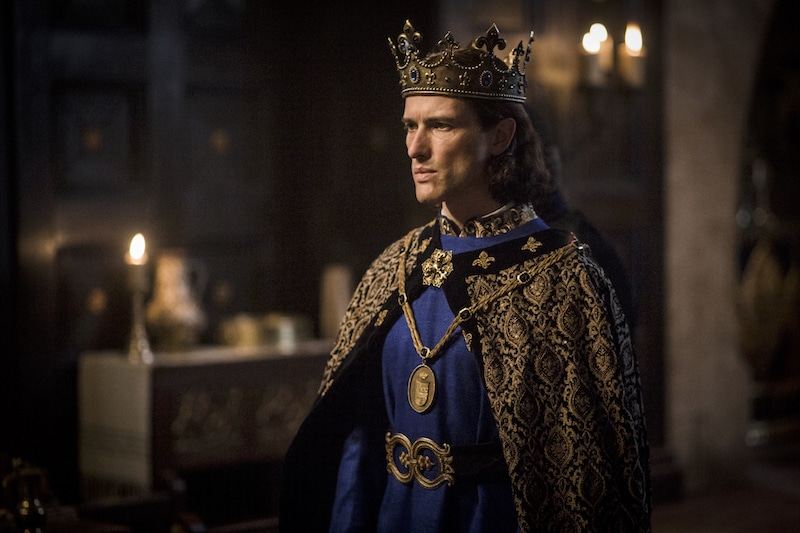 King Philip IV of France (Ed Stoppard) from Knightfall from HISTORY's New Drama Series Knightfall.