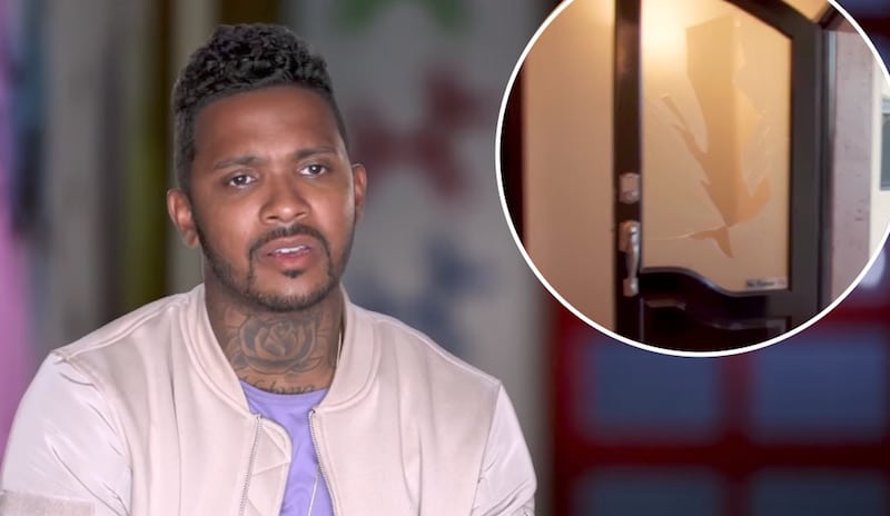 Ryan Henry and a smashed door on Black Ink Crew: Chicago
