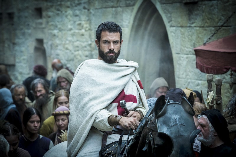 Templar Knight, Landry, (Tom Cullen) from HISTORY's New Drama Series Knightfall.