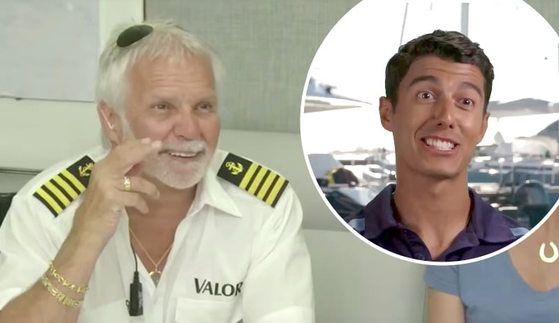 Captain Lee Rosbach and Bruno Duarte on Below Deck